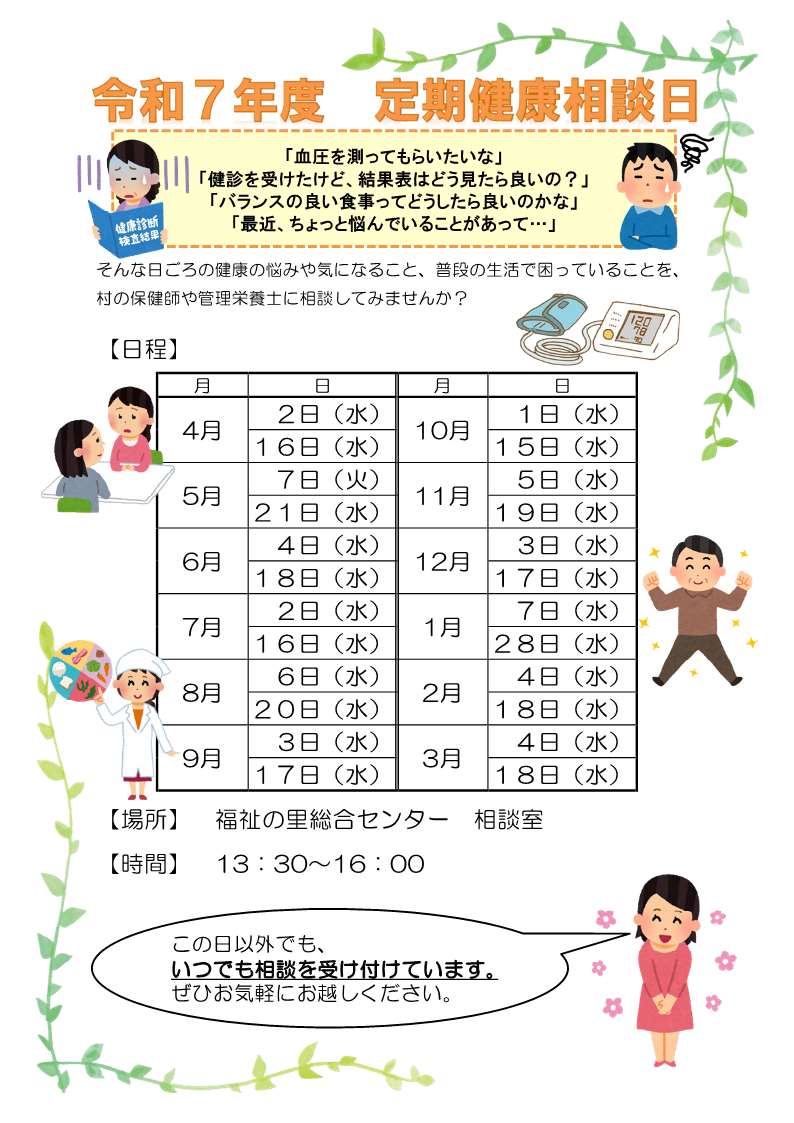 R7定期健康相談