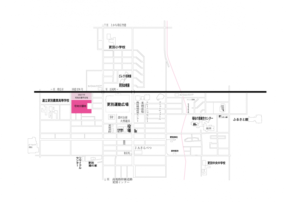 花園プラムタウン位置図