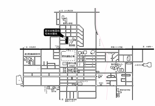 更別幼稚園前宅地